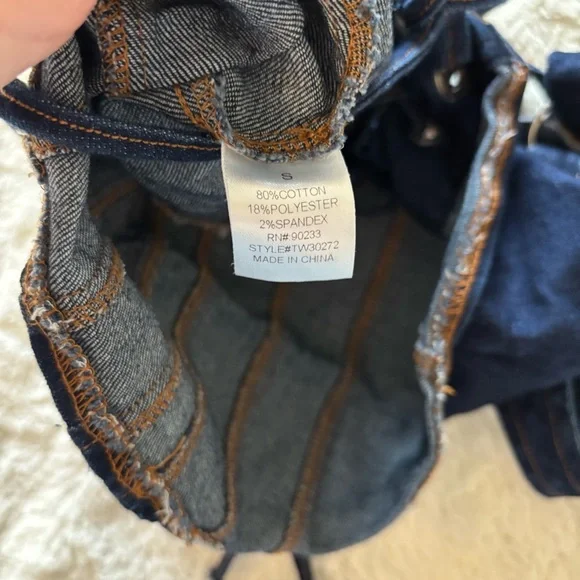 PacSun Denim Corset Crop Top - Picture 9 of 10